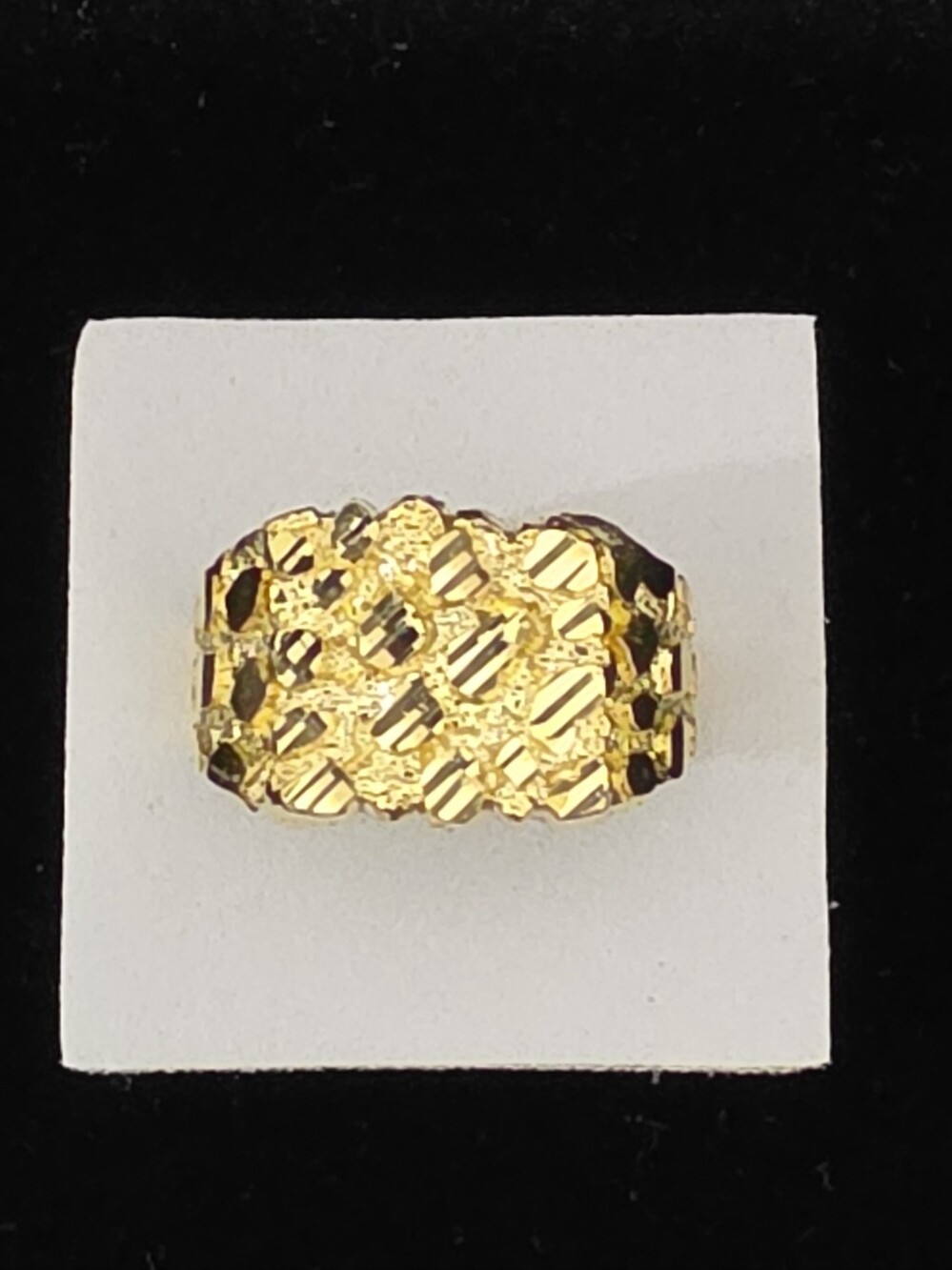 10kt Gold Nugget Design Ring